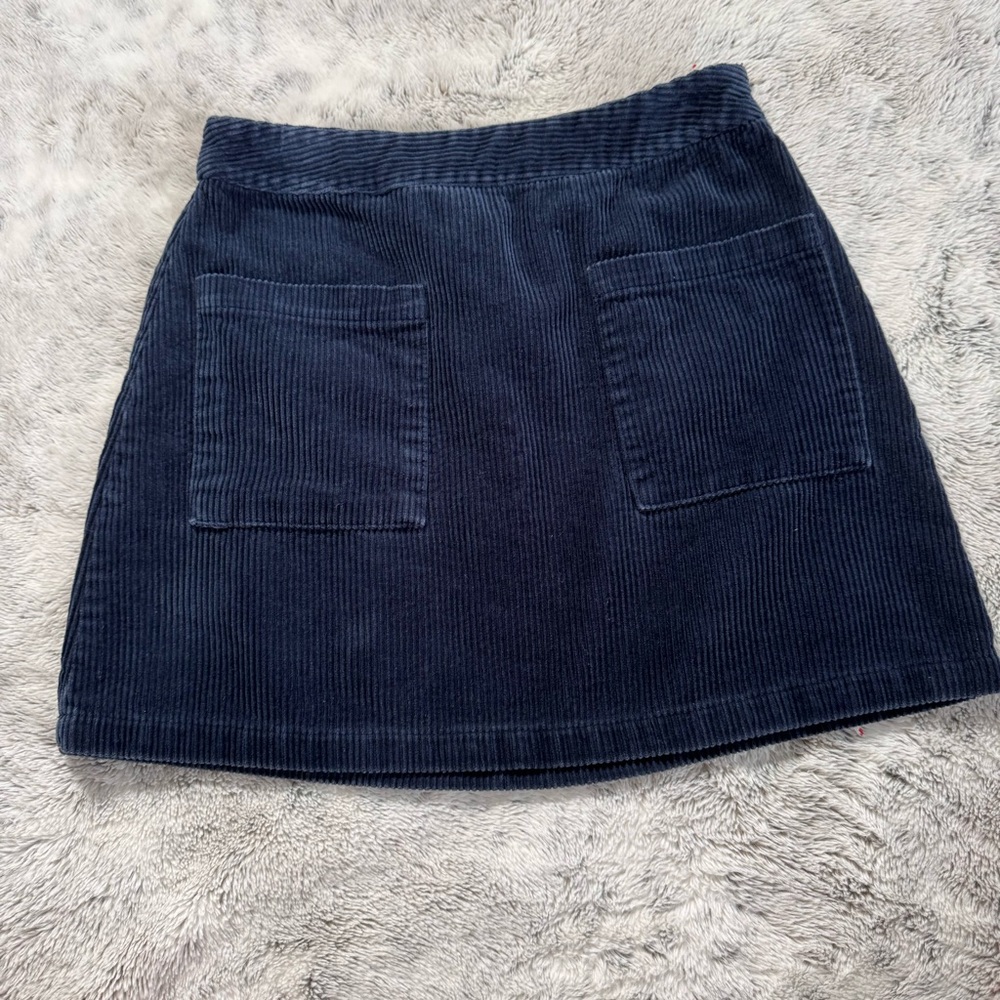 Forever 21 | Navy Corduroy Skirt